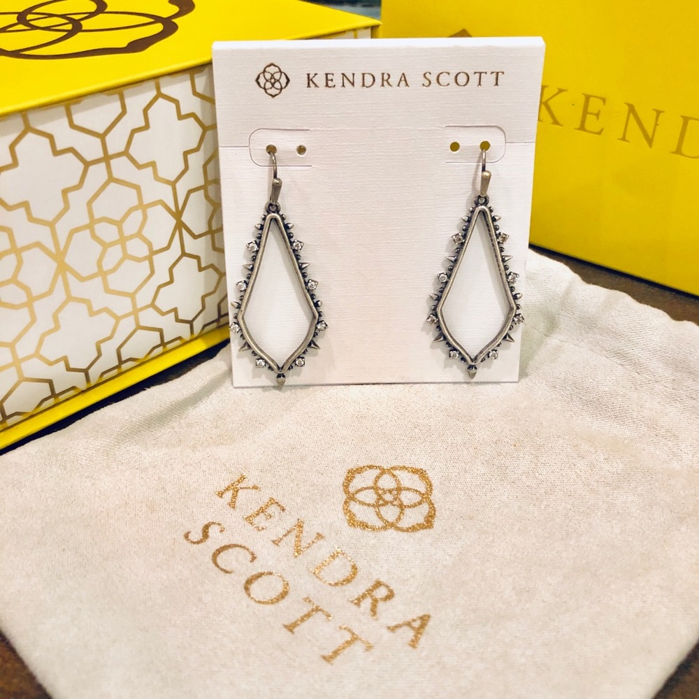 ❌SOLD❌ Kendra Scott Pax Antique Silver Earrings